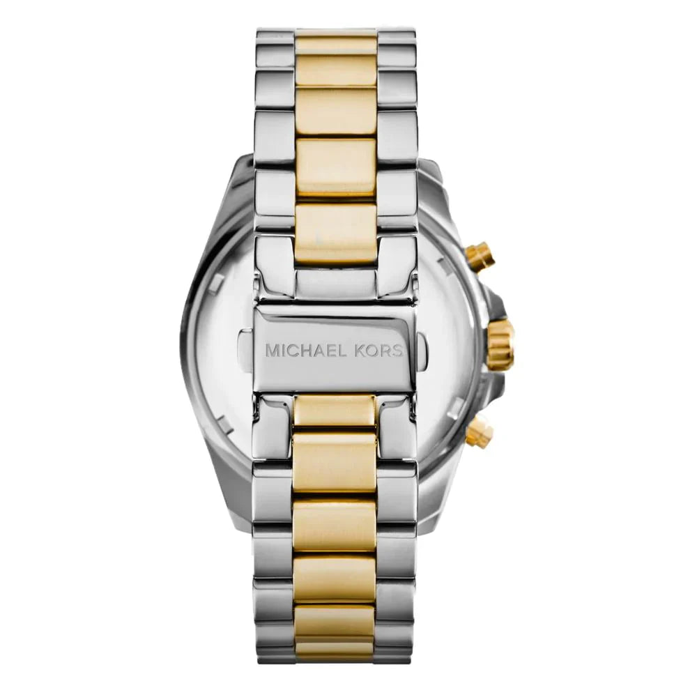 Michael Kors Watch Bradshaw Chronograph 43mm Blue Gold