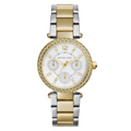 Michael Kors Ladies Watch Mini Parker Chronograph 33mm Two-Tone