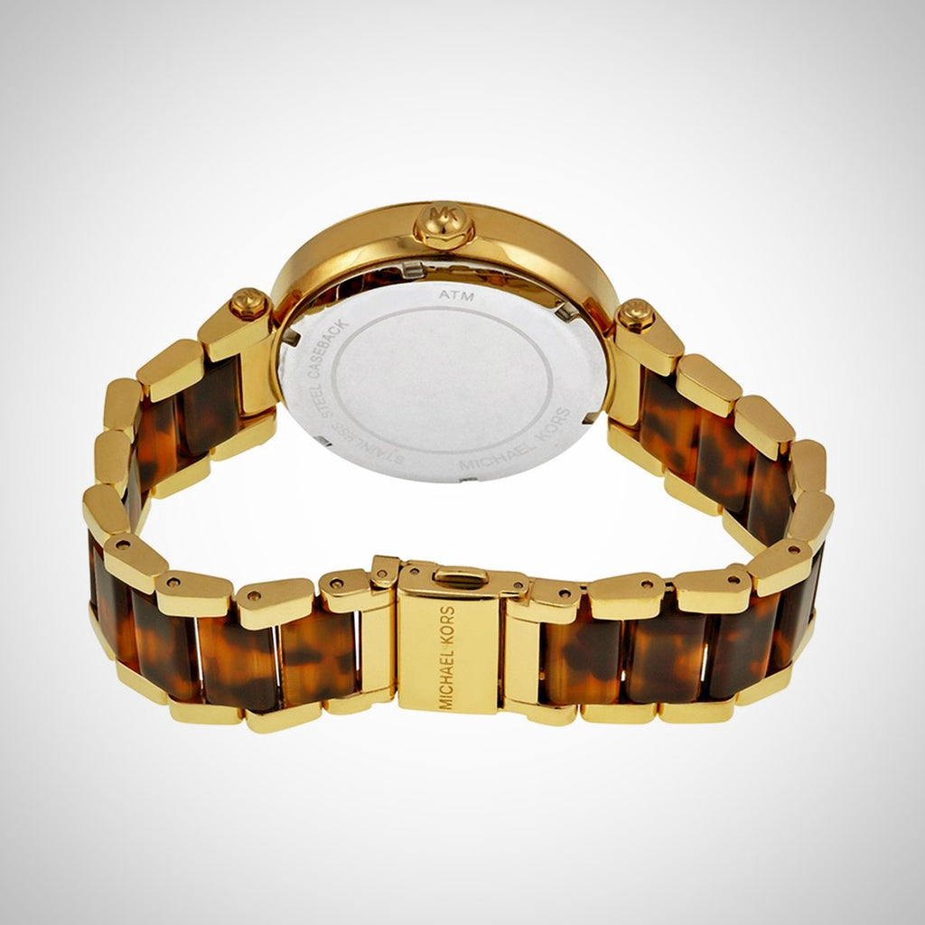 Michael Kors Ladies Watch Parker 39mm Gold Champagne
