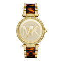 Michael Kors Ladies Watch Parker 39mm Gold Champagne