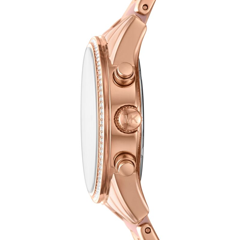 Michael Kors Ladies Watch Ritz Chronograph 37mm Rose Gold