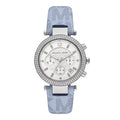 Michael Kors Ladies Watch Parker Chronograph 39mm White Blue