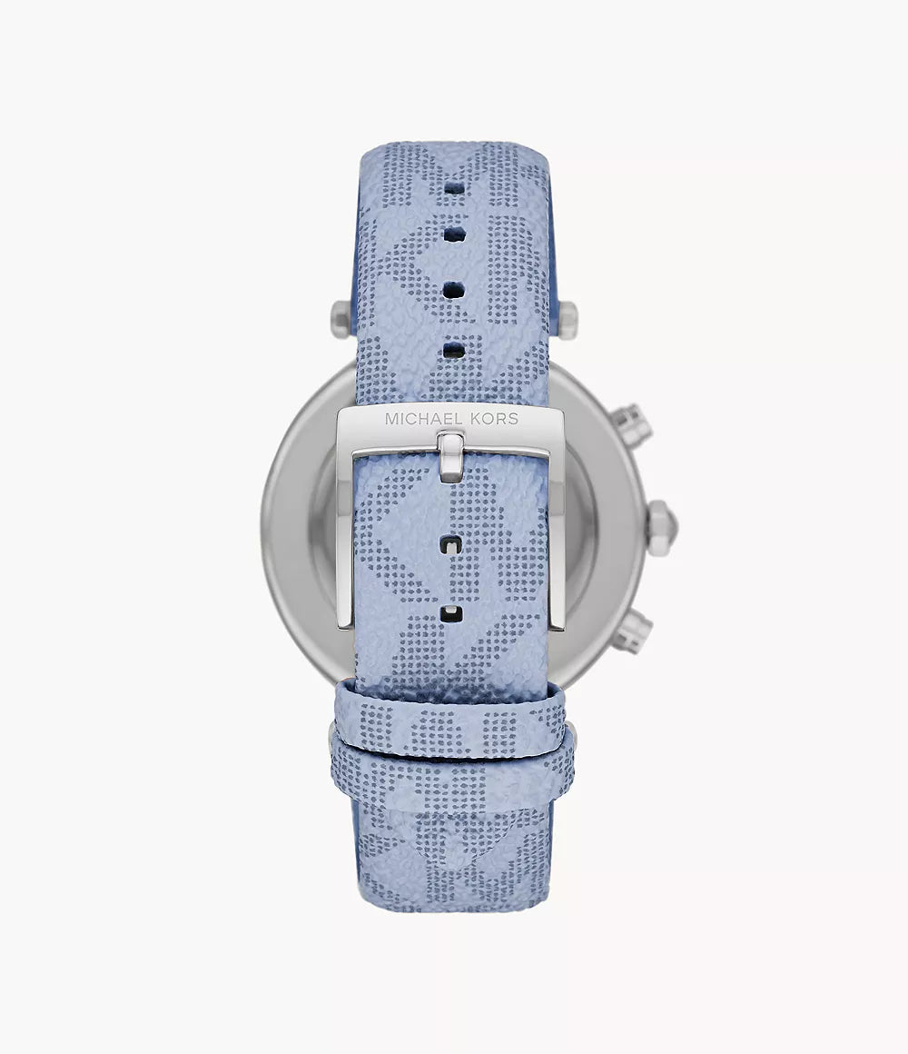 Michael Kors Ladies Watch Parker Chronograph 39mm White Blue