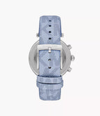 Michael Kors Ladies Watch Parker Chronograph 39mm White Blue