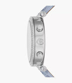 Michael Kors Ladies Watch Parker Chronograph 39mm White Blue