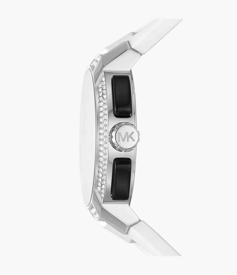 Michael Kors Ladies Watch Sidney Multifunction 42mm Black White