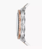 Michael Kors Ladies Watch Runway 40mm Black Rose Gold