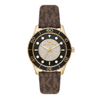 Michael Kors Ladies Watch Runway 40mm Black Brown