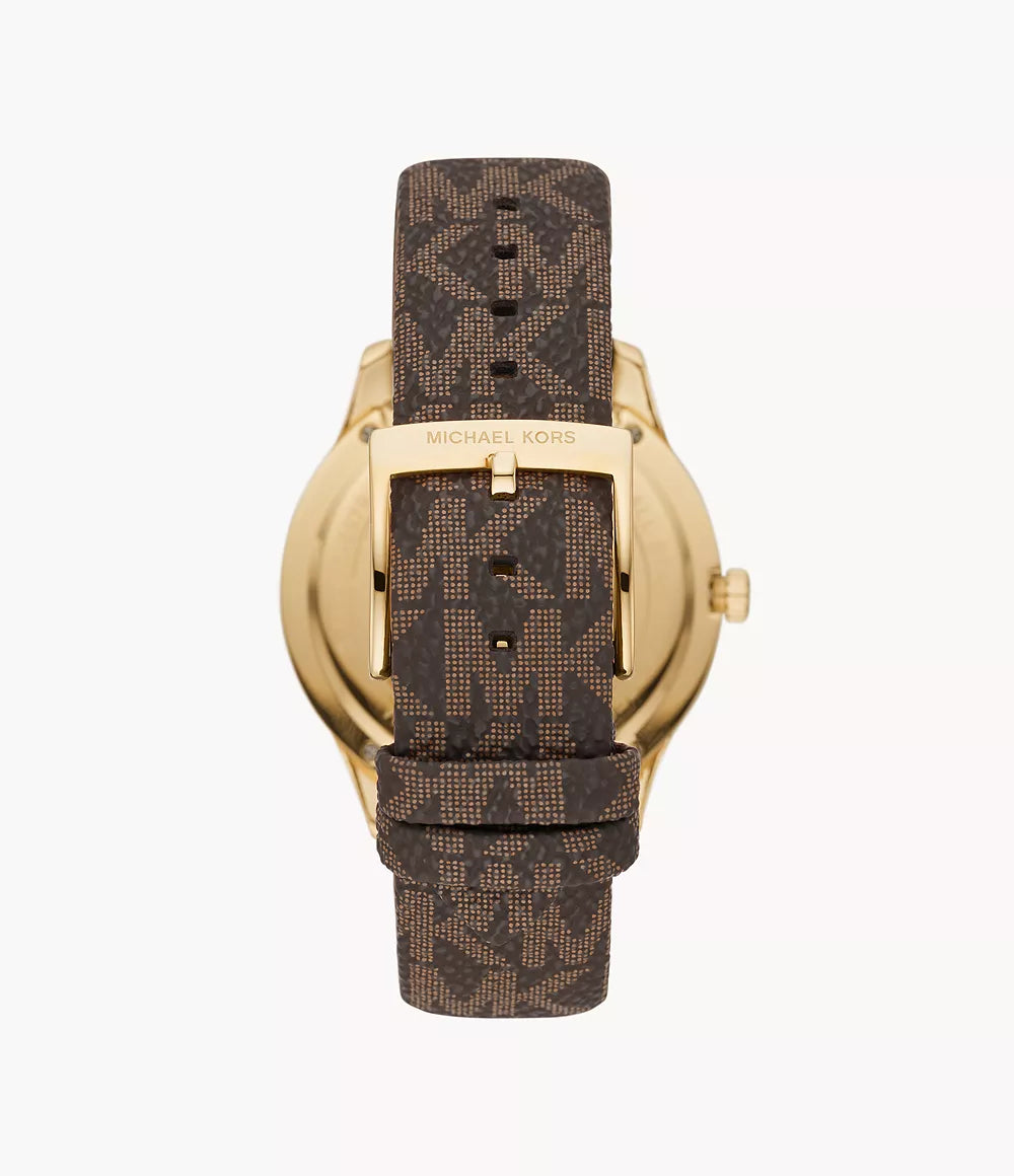 Michael Kors Ladies Watch Runway 40mm Black Brown