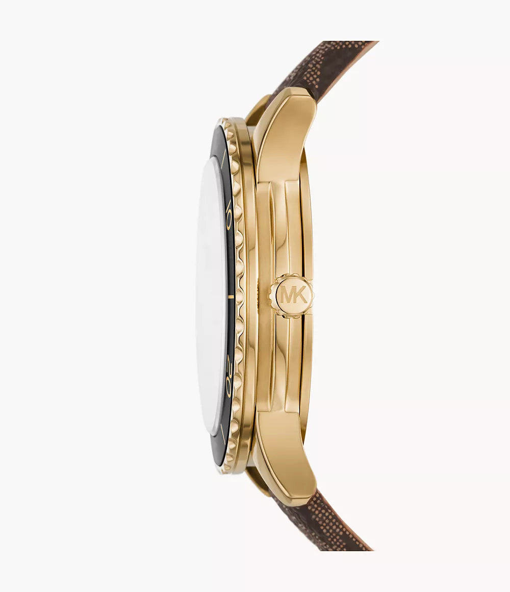 Michael Kors Ladies Watch Runway 40mm Black Brown