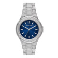 Michael Kors Ladies Watch Lennox 41mm Blue Silver
