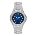 Michael Kors Ladies Watch Lennox 41mm Blue Silver