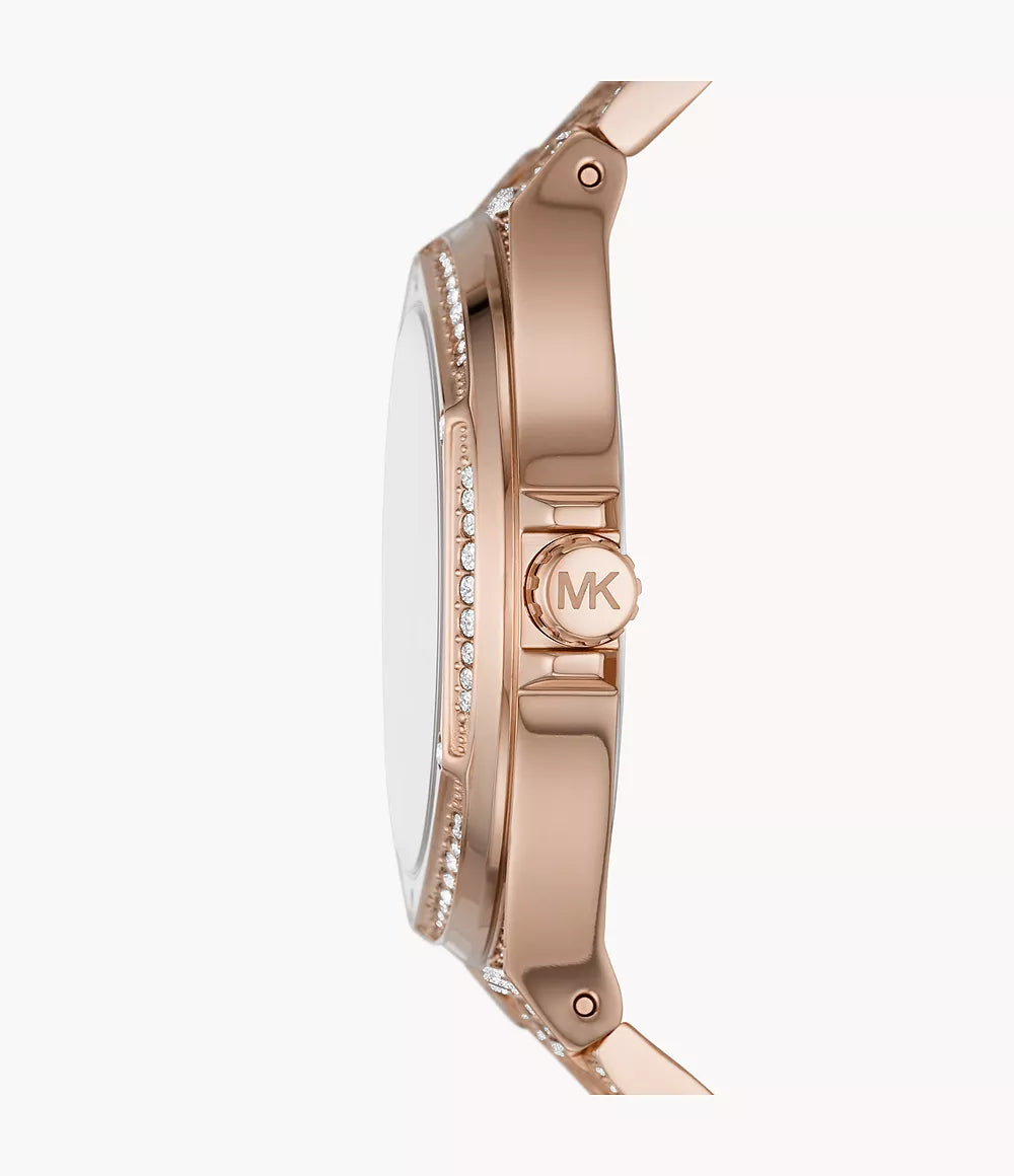 Michael Kors Ladies Watch Lennox 41mm Rose Gold