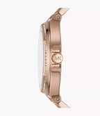 Michael Kors Ladies Watch Lennox 41mm Rose Gold