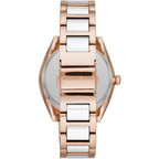 Michael Kors Ladies Watch Janelle 42mm Rose Gold White