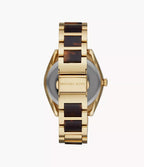 Michael Kors Ladies Watch Janelle 42mm Gold Brown