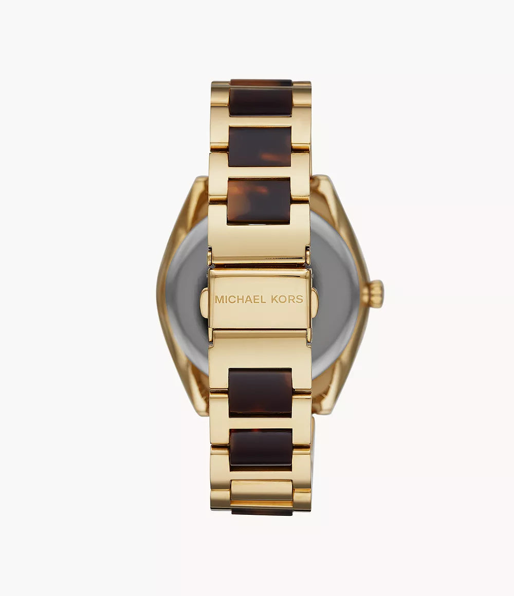 Michael Kors Ladies Watch Janelle 42mm Gold Brown