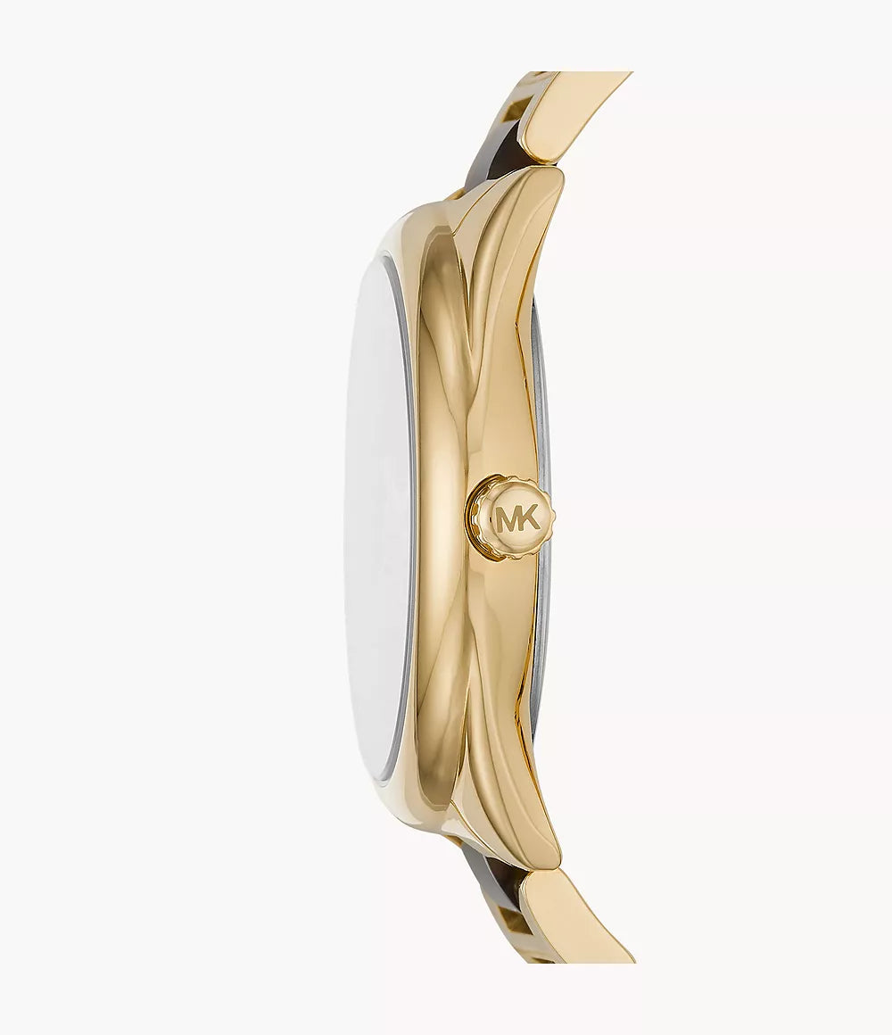 Michael Kors Ladies Watch Janelle 42mm Gold Brown
