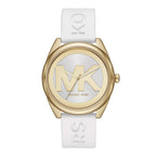 Michael Kors Ladies Watch Janelle 42mm White Gold