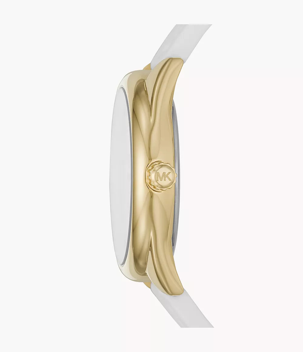 Michael Kors Ladies Watch Janelle 42mm White Gold