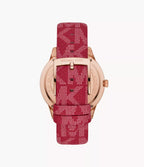 Michael Kors Ladies Watch Runway 40mm Red