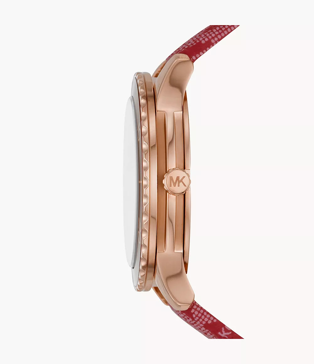 Michael Kors Ladies Watch Runway 40mm Red