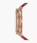 Michael Kors Ladies Watch Runway 40mm Red
