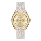 Michael Kors Ladies Watch Jessa 40mm Gold White