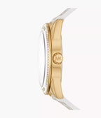 Michael Kors Ladies Watch Jessa 40mm Gold White