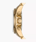Michael Kors Ladies Watch Bradshaw Chronograph 36mm Green Gold