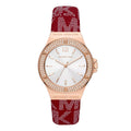 Michael Kors Ladies Watch Lennox 37mm White Red