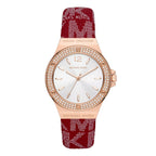 Michael Kors Ladies Watch Lennox 37mm White Red