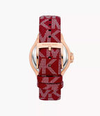 Michael Kors Ladies Watch Lennox 37mm White Red