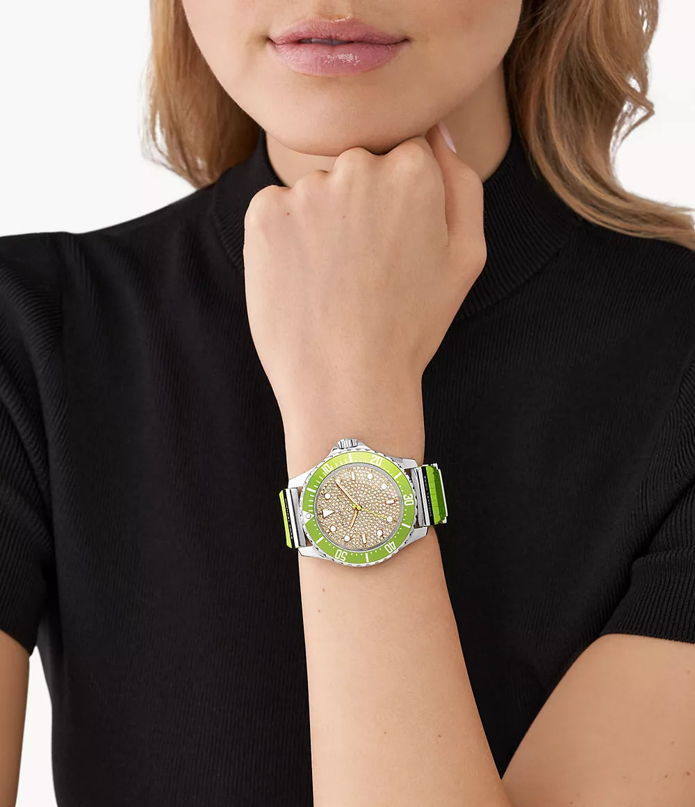 Michael Kors Ladies Watch Everest 43mm Green