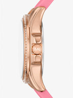 Michael Kors Ladies Watch Mini Pilot 36mm Pink Rose Gold