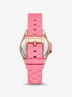 Michael Kors Ladies Watch Mini Pilot 36mm Pink Rose Gold