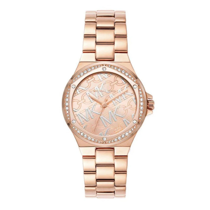 Michael Kors Ladies Watch Lennox 37mm Rose Gold