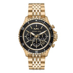 Michael Kors Men's Watch Bayville Chronograph  Black Gold