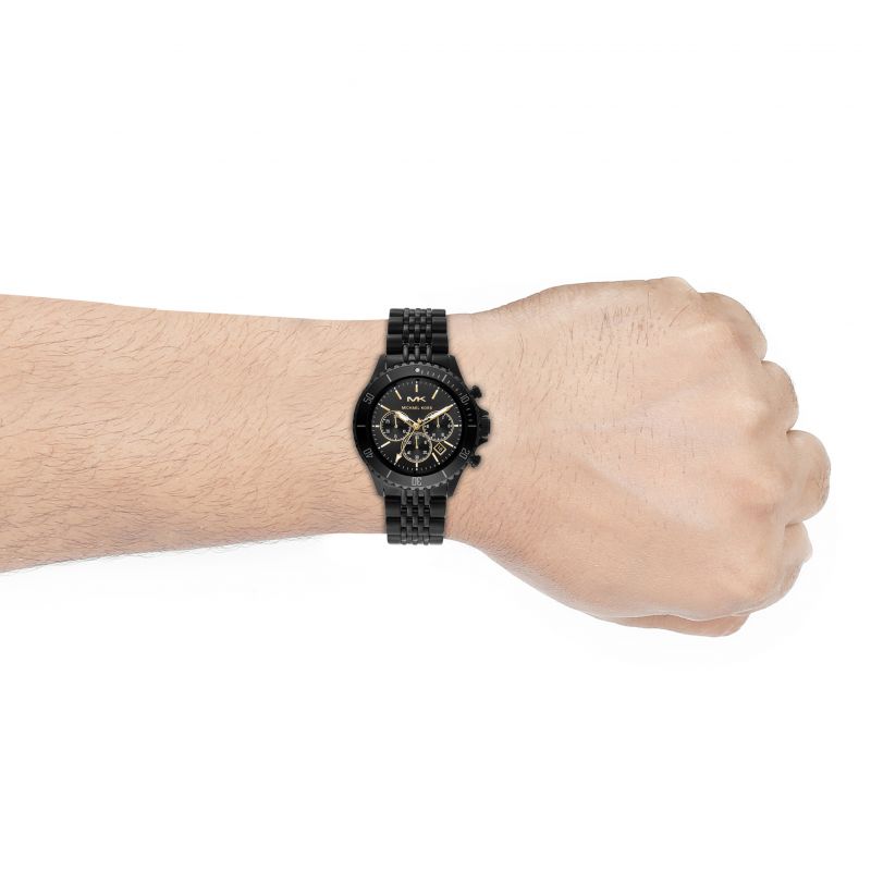 Michael Kors Men's Watch Bayville Chronograph Black