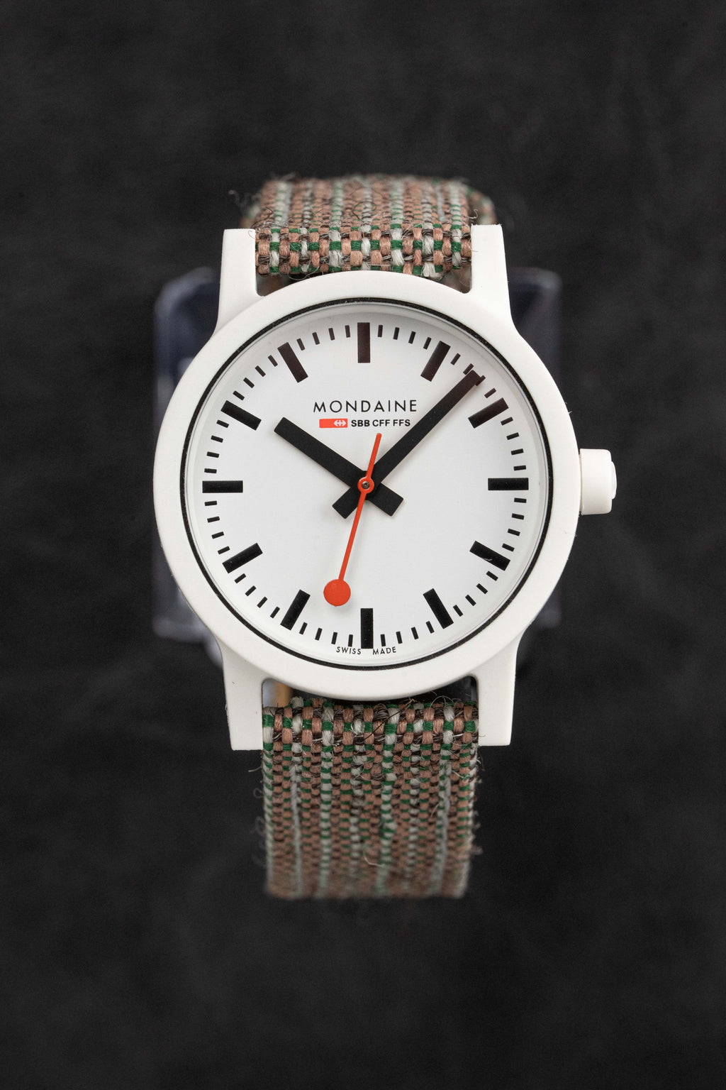 Mondaine Ladies Watch Essence White Brown
