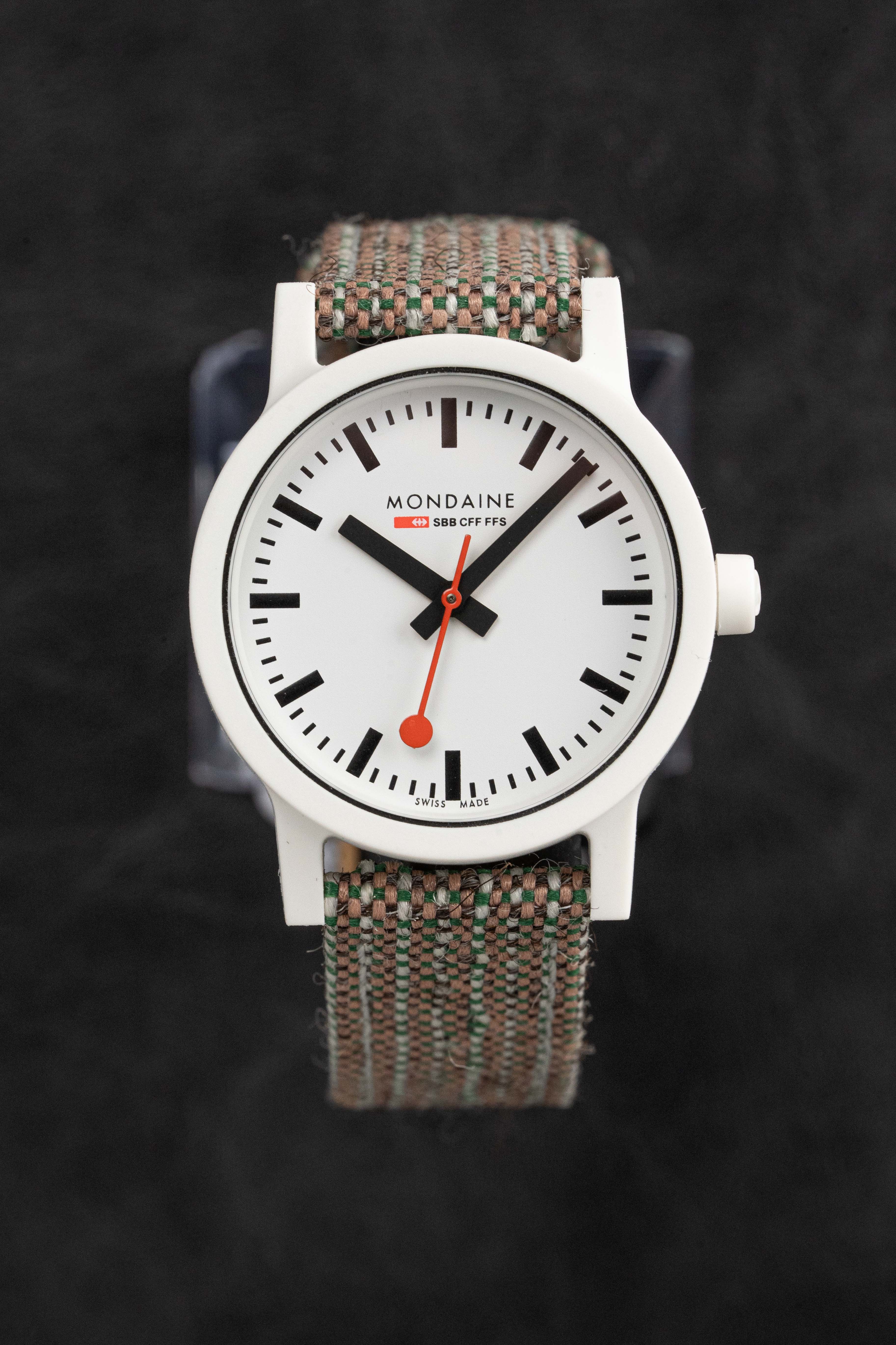 Mondaine Ladies Watch Essence White Brown