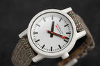 Mondaine Ladies Watch Essence White Brown