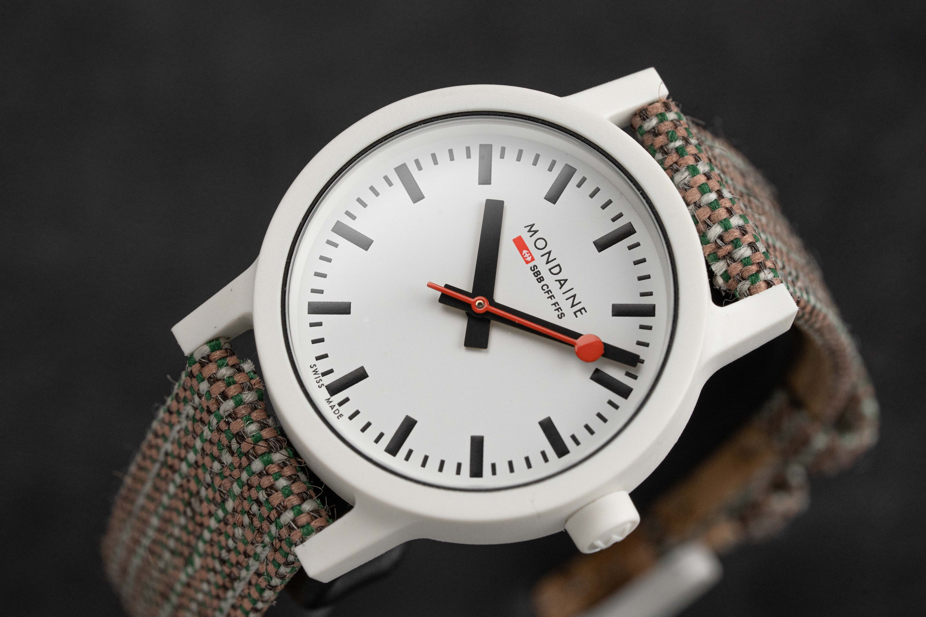Mondaine Ladies Watch Essence White Brown