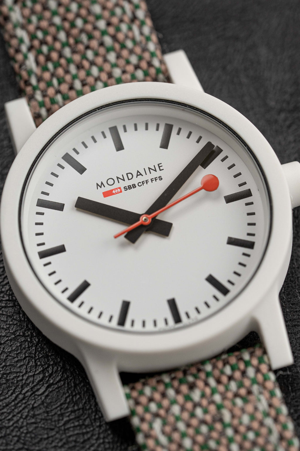 Mondaine Ladies Watch Essence White Brown