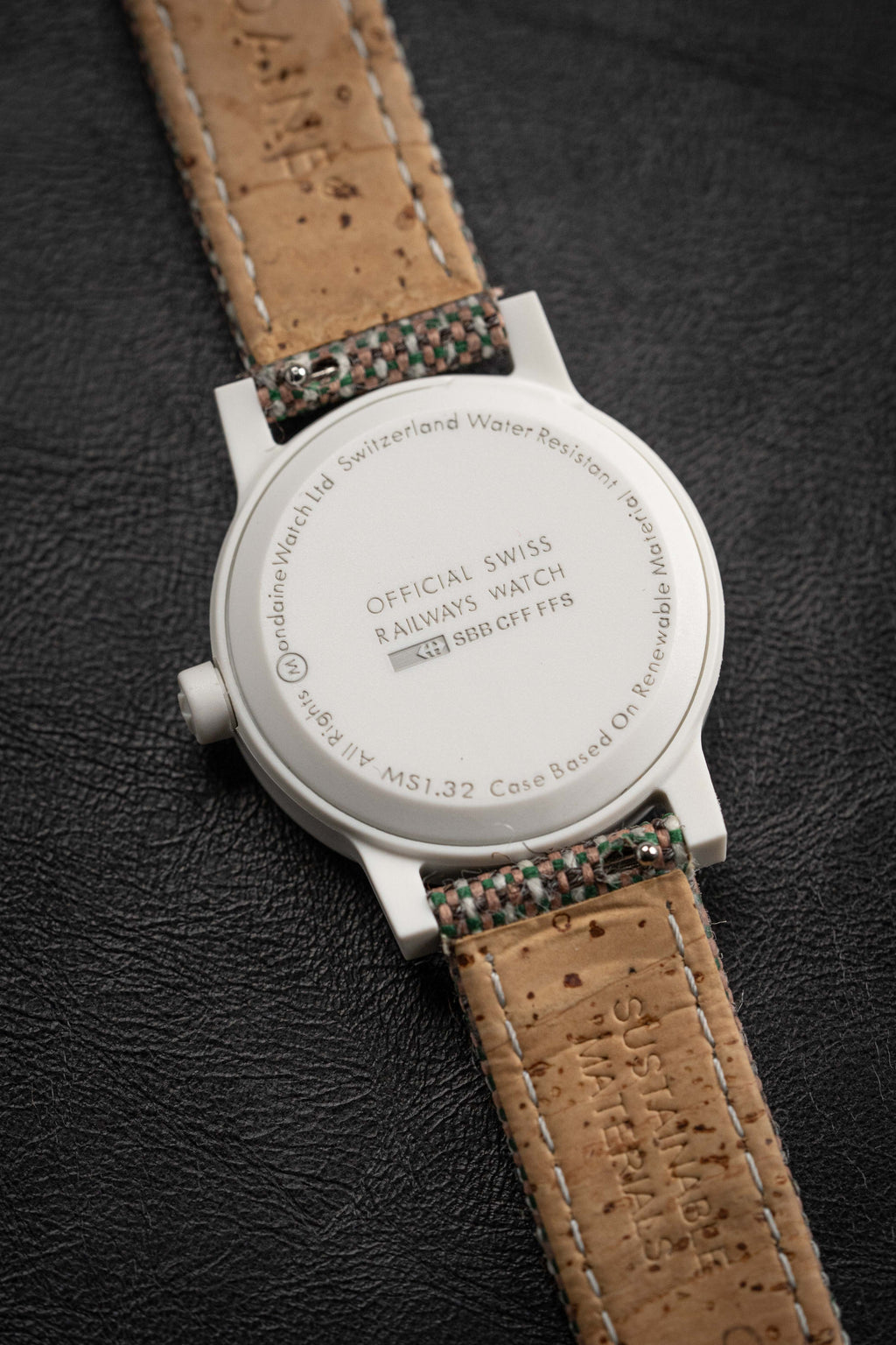Mondaine Ladies Watch Essence White Brown