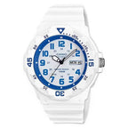 Casio Men's Diver Watch Analogue White/Blue