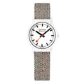 Mondaine Ladies Watch Essence White Brown