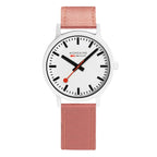 Mondaine Watch Essence White Pink