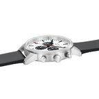 Mondaine Neo Panda Chronograph 41mm Vegan Leather Watch