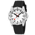 Mondaine Numeri 42mm Men's Black White Watch